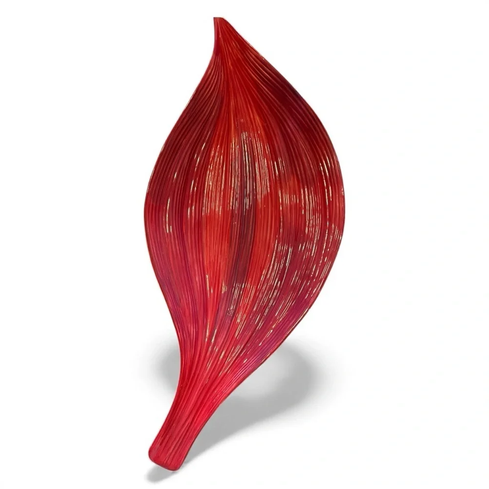 Laurie Gates Anna Bloom leaf plate, spectacular, food safe, difficult to find